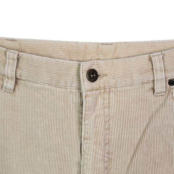 Lee Dungarees Loose Straight Leg Light Tan Corduroy Pants Men's 36x34 - Picture 5 of 13